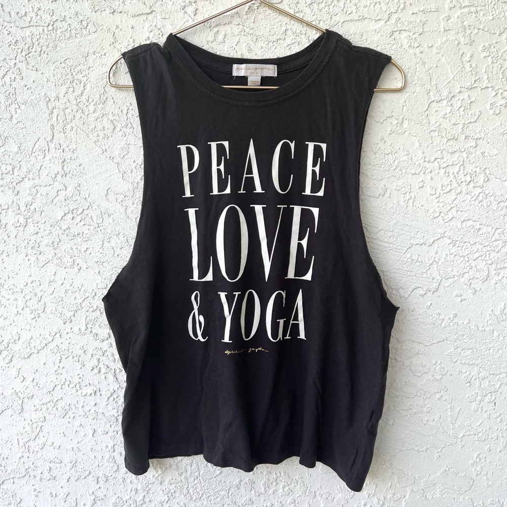 Spiritual Gangster Black Muscle Tank Medium